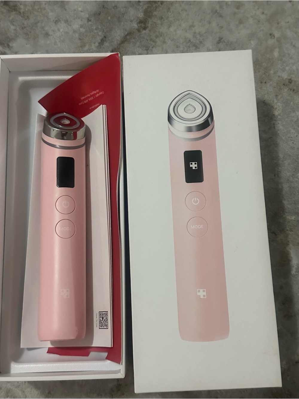 Pink Facial Beauty Device - Glow Mode Skin Tool